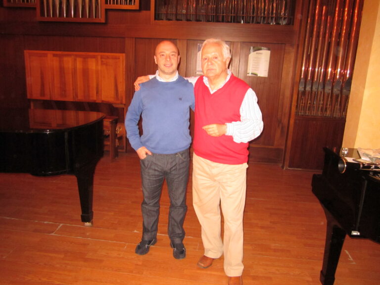 Con il Maestro Vincenzo Mariozzi